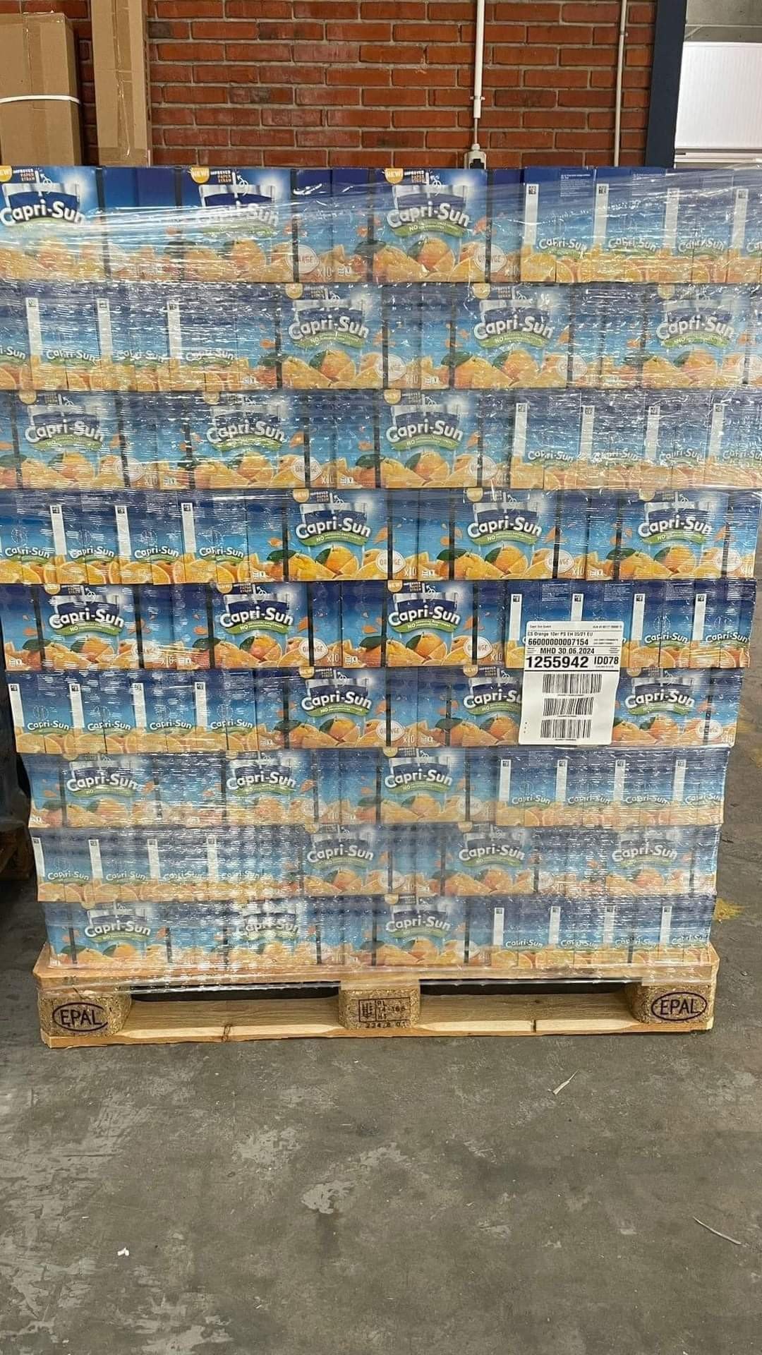 Capri Sun Pallet for Sale | Bulk Capri Sun Liquidation Pallets - Image 2