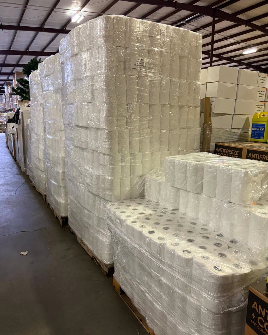 Bulk Toilet Paper Pallets for Sale