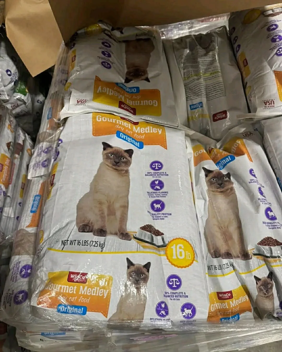 Cat food pallets for sale