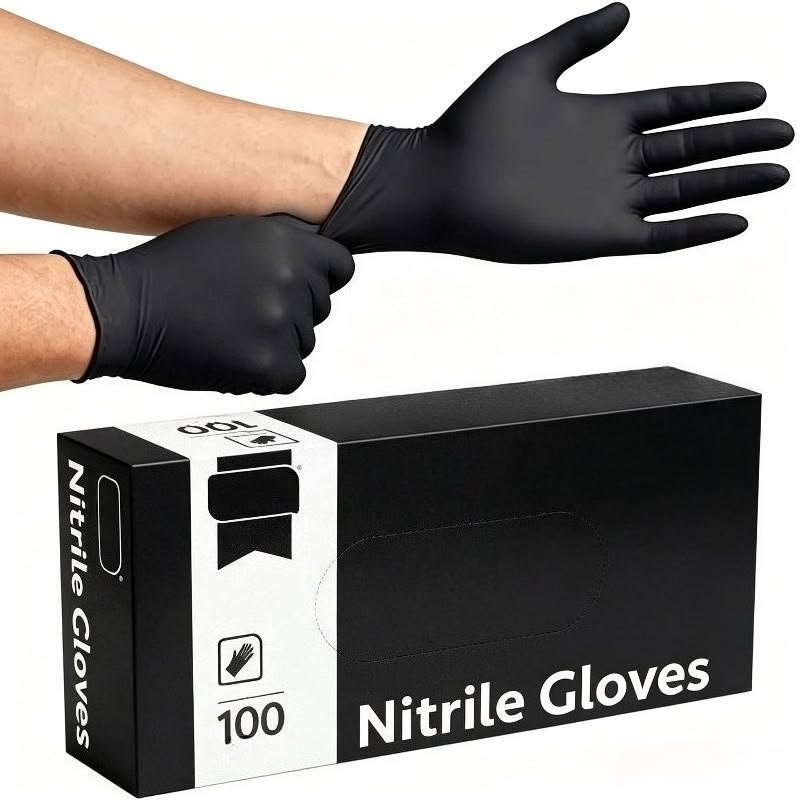 Wholesale DuraSkin Blackshield Black 6mil Nitrile Gloves - Image 4