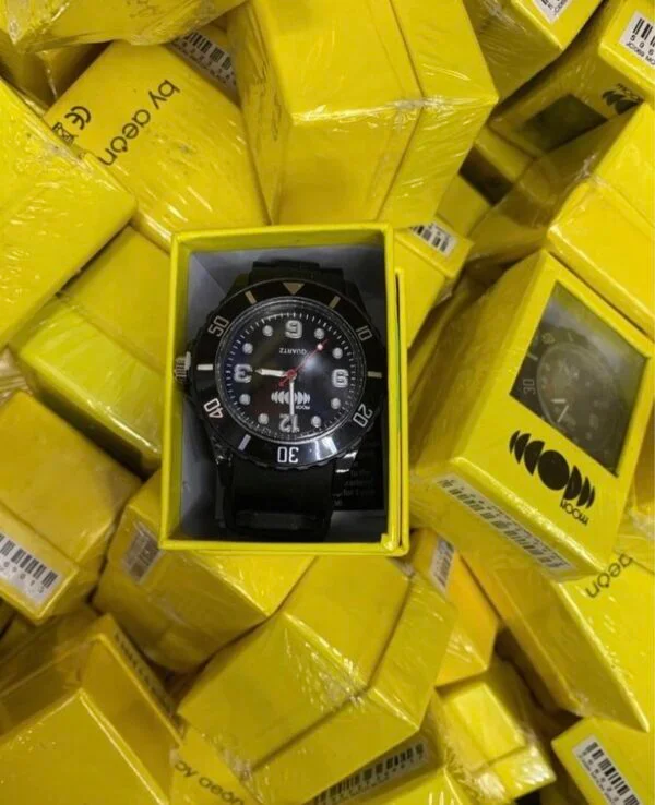 Moon Black Unisex Watch Pallets