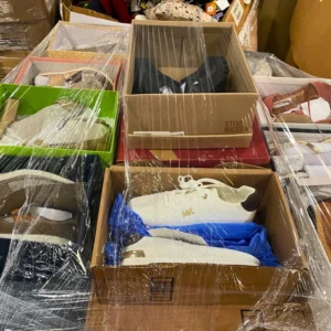 Pallet of Assorted Shoes of Different Brands and Sizes (350 Pcs Pallet)
