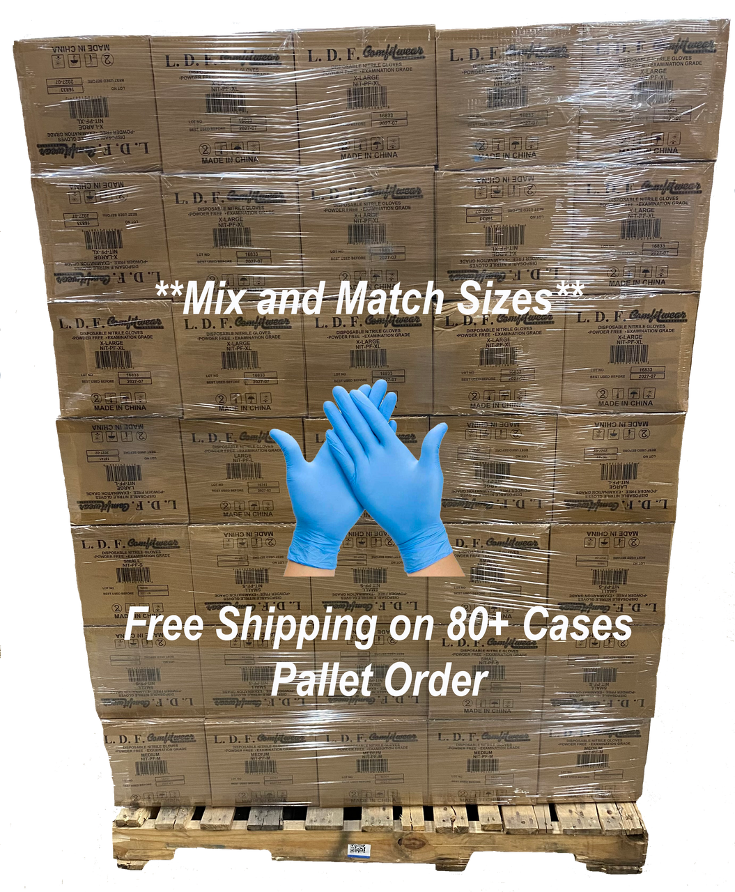 Wholesale Nitrile Gloves Pallet