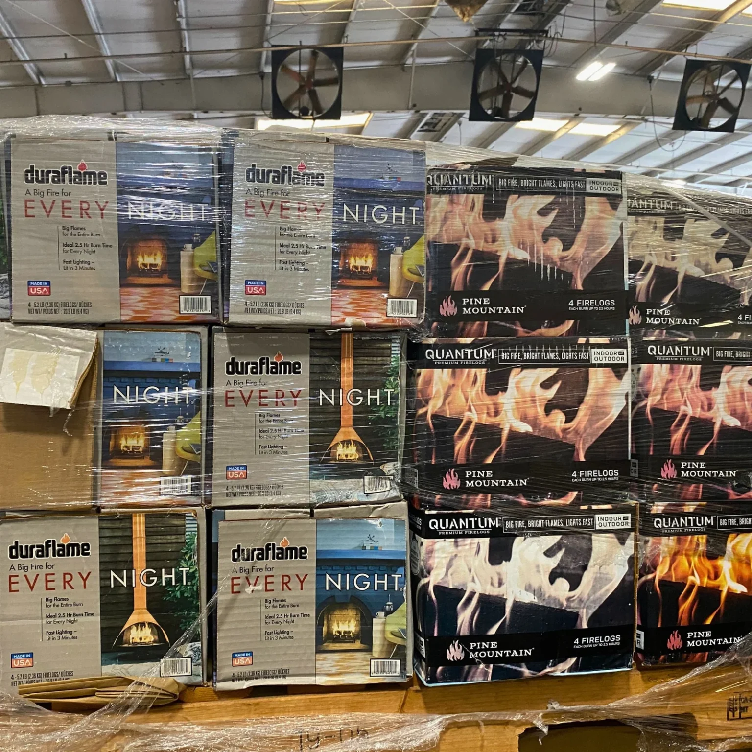 Wholesale Firelogs Pallets