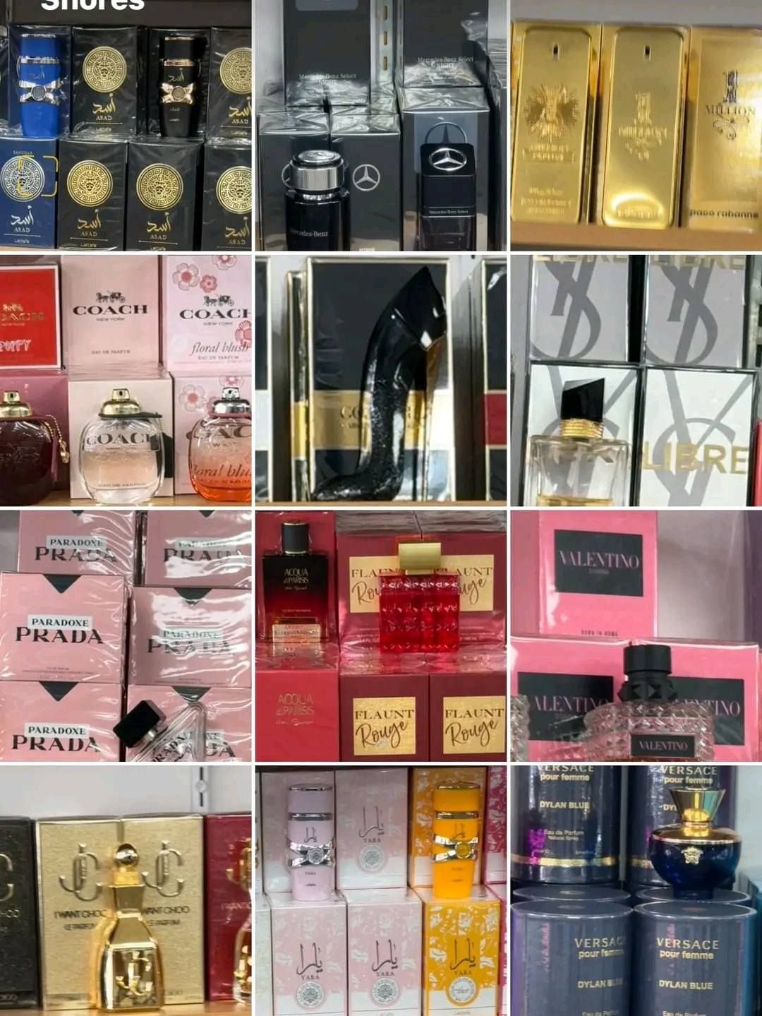 Mixed Branded Perfume Pallets