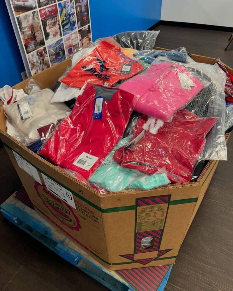 Mixed Sports Clothing Pallets
